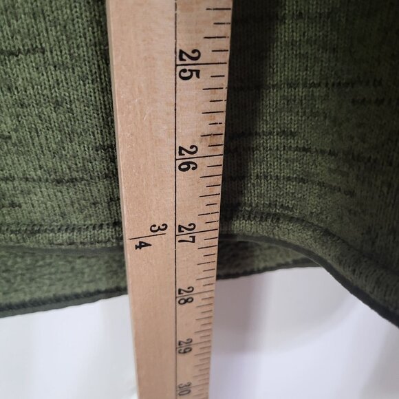 Under Armour UA Men's Medium Specialist Henley 2.0 Green Black Pullover Warm - Picture 10 of 10